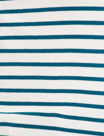 T-shirt col roulé blanc femme