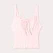 D&eacute;bardeur smock&eacute; rose clair femme