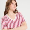 T-shirt manches courtes blanc femme