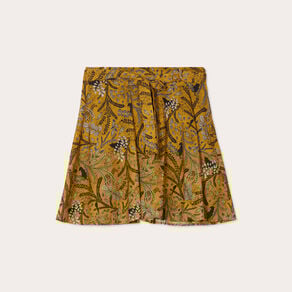 jupe evasee ceinturee marron femme Jupe évasée ceinturée marron femme