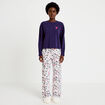 Lot de 2 pyjamas manches longues blanc femme