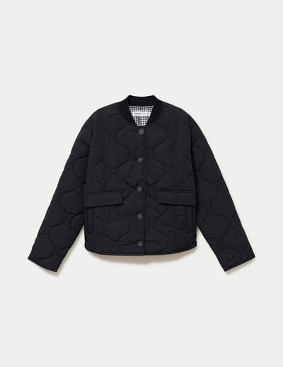 Veste ample manches longues noir femme