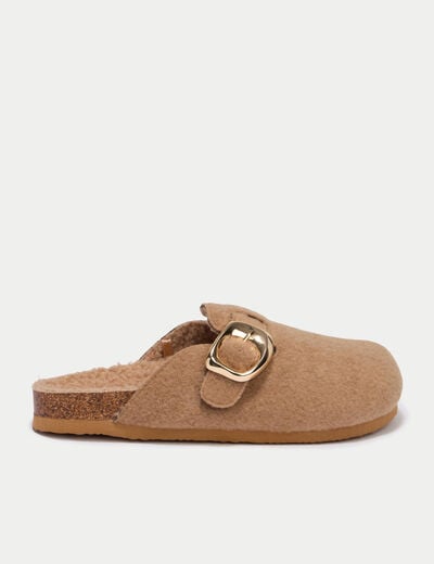 Chaussons sabot sable femme