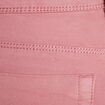 Jeans slim 5 poches vieux rose femme