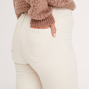 jeans thermique skinny sable femme Jeans thermique skinny sable femme