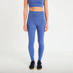 Leggings taille haute bleu fonc&eacute; femme