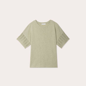 t shirt manches courtes vert kaki femme T-shirt manches courtes vert kaki femme