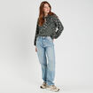 Blouse manches longues vert femme