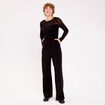 Combinaison aspect dentelle noir femme