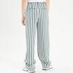Pantalon large tailleur blanc femme