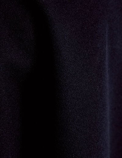 Poncho col am&eacute;ricain bleu marine femme