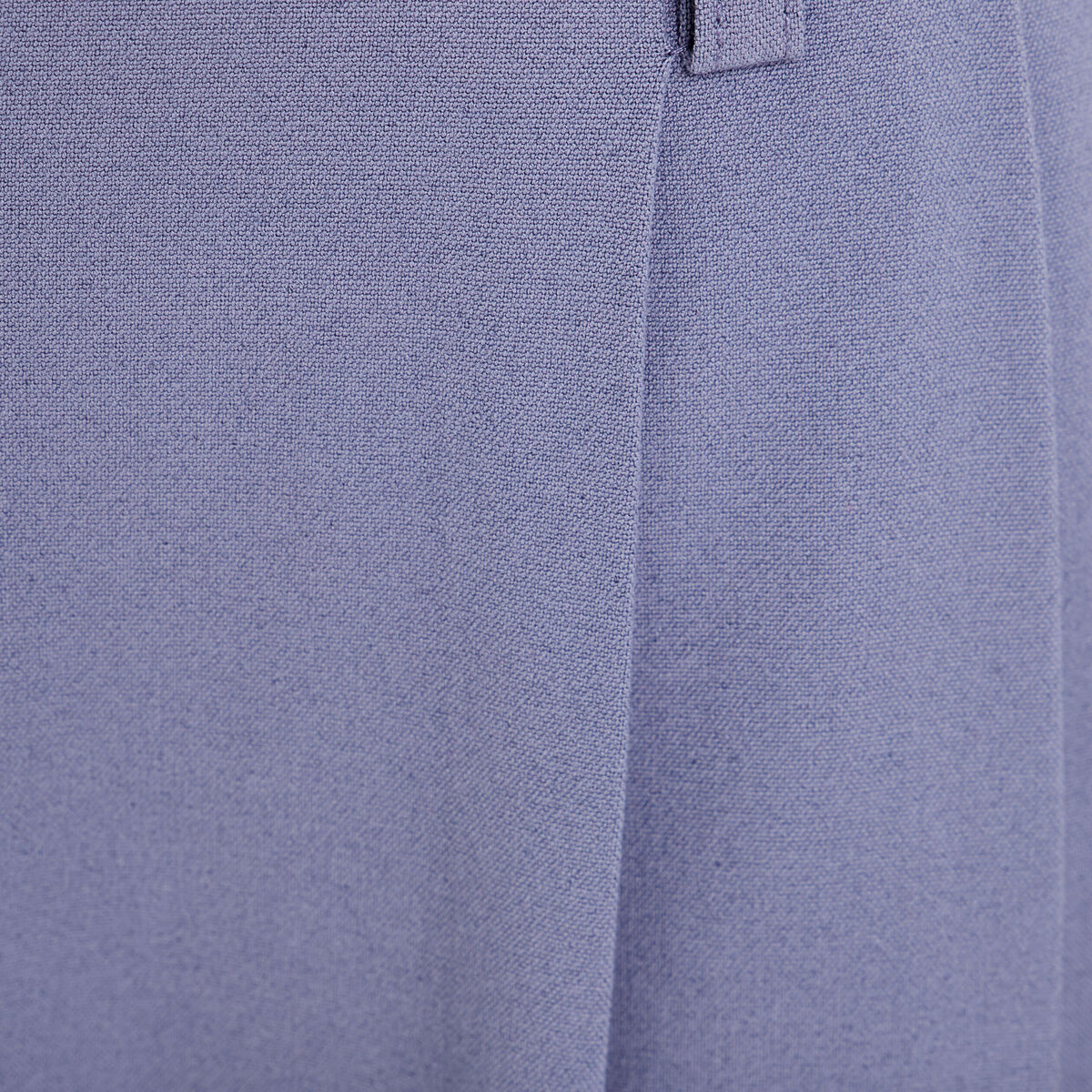 Pantalon city droit pinces bleu gris femme