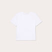 T-shirt manches courtes blanc femme