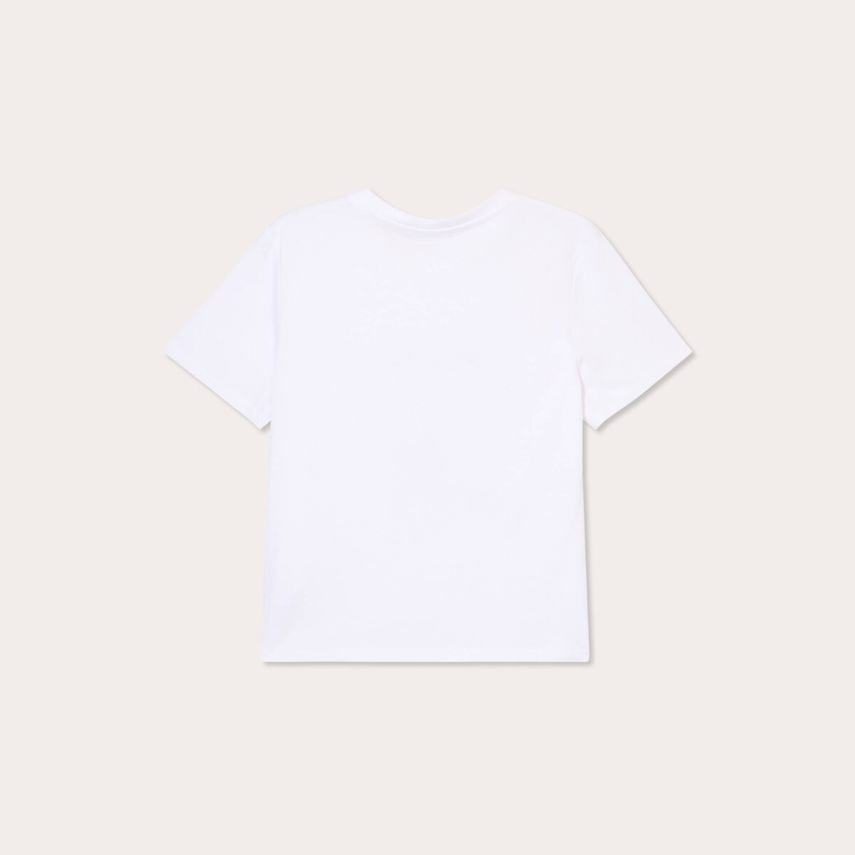 T-shirt manches courtes blanc femme