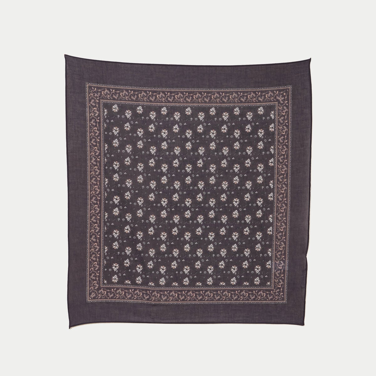 Foulard bleu marine femme