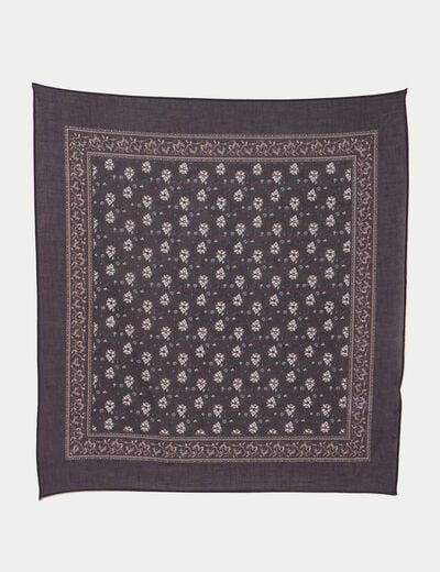 Foulard bleu marine femme