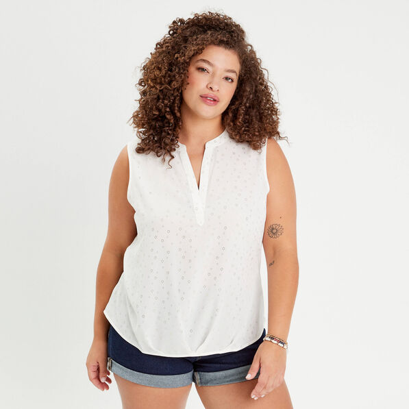 blouse sans manches blanc femme Blouse sans manches blanc femme