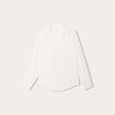 Chemise manches longues contenant du lin ecru femme