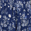 Robe courte &eacute;vas&eacute;e col chemise bleu marine femme