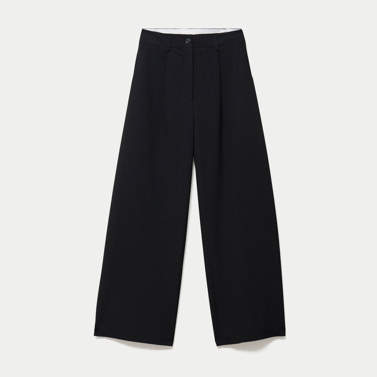 Pantalon barrel taille standard noir femme