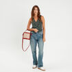 Veston sans manches velours vert femme