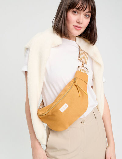 Sac banane jaune femme
