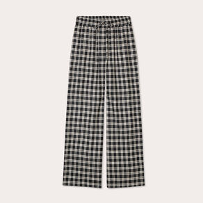 Pantalon large noir femme