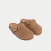 Chaussons sabot sable femme