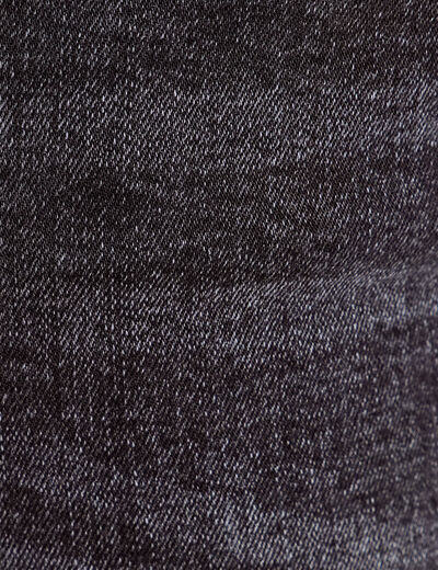 Jean flare taille basse denim noir femme