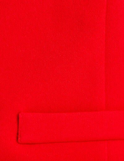 Gilet sans manches rouge femme