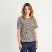 T-shirt manches courtes blanc femme