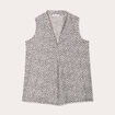 Blouse sans manches blanc femme