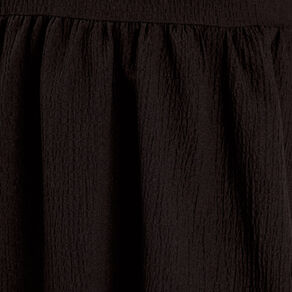 Robe évasée effet boule noir femme