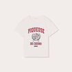 T-shirt manches courtes ecru femme