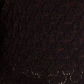 Pull manches longues noir femme
