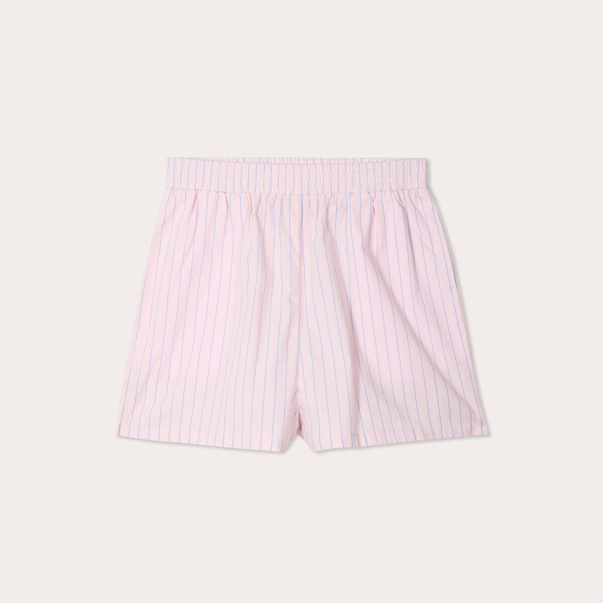 Short droit rose clair femme