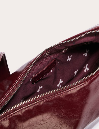 Sac banane bordeaux femme