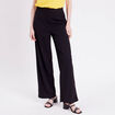 Pantalon large noir femme