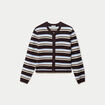 Gilet manches longues bleu ciel femme
