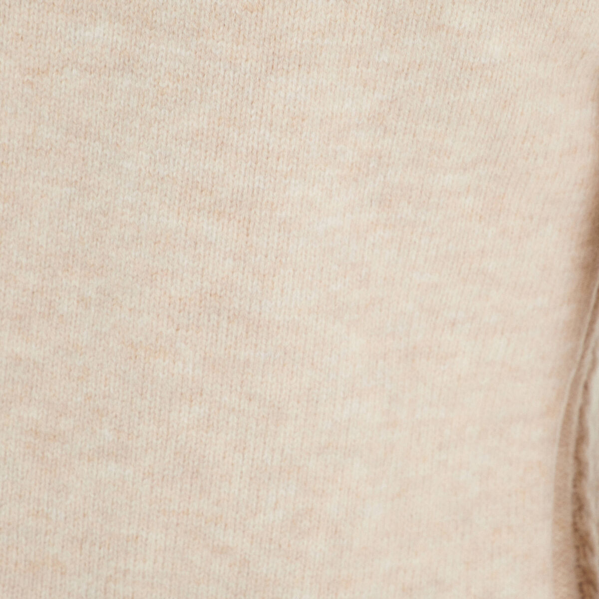 Robe pull ajustée torsades sable femme