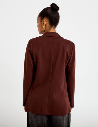 T-shirt manches courtes marron femme