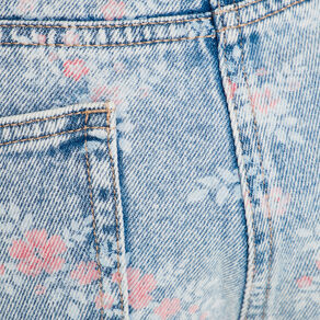 short droit en jean rose clair femme Short droit en jean rose clair femme