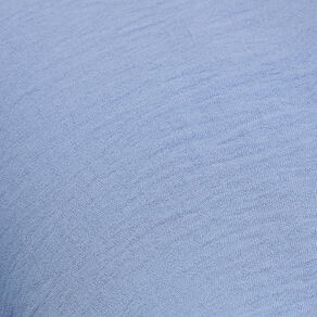 Robe évasée taille élastiquée bleu gris femme
