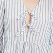 Blouse manches 3/4 ecru femme