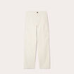 Pantalon large cargo ecru femme