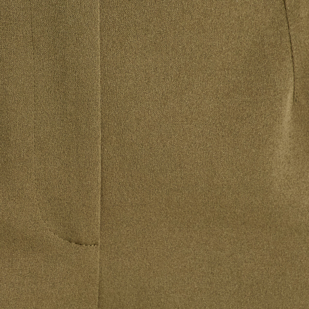 Pantalon large vert kaki femme