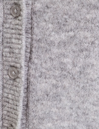 Gilet sans manches ajusté gris clair femme