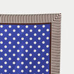 Foulard satin&eacute; soyeux bleu electrique femme