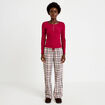 Pyjama manches longues rouge femme