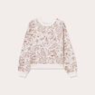 Sweat manches longues blanc femme
